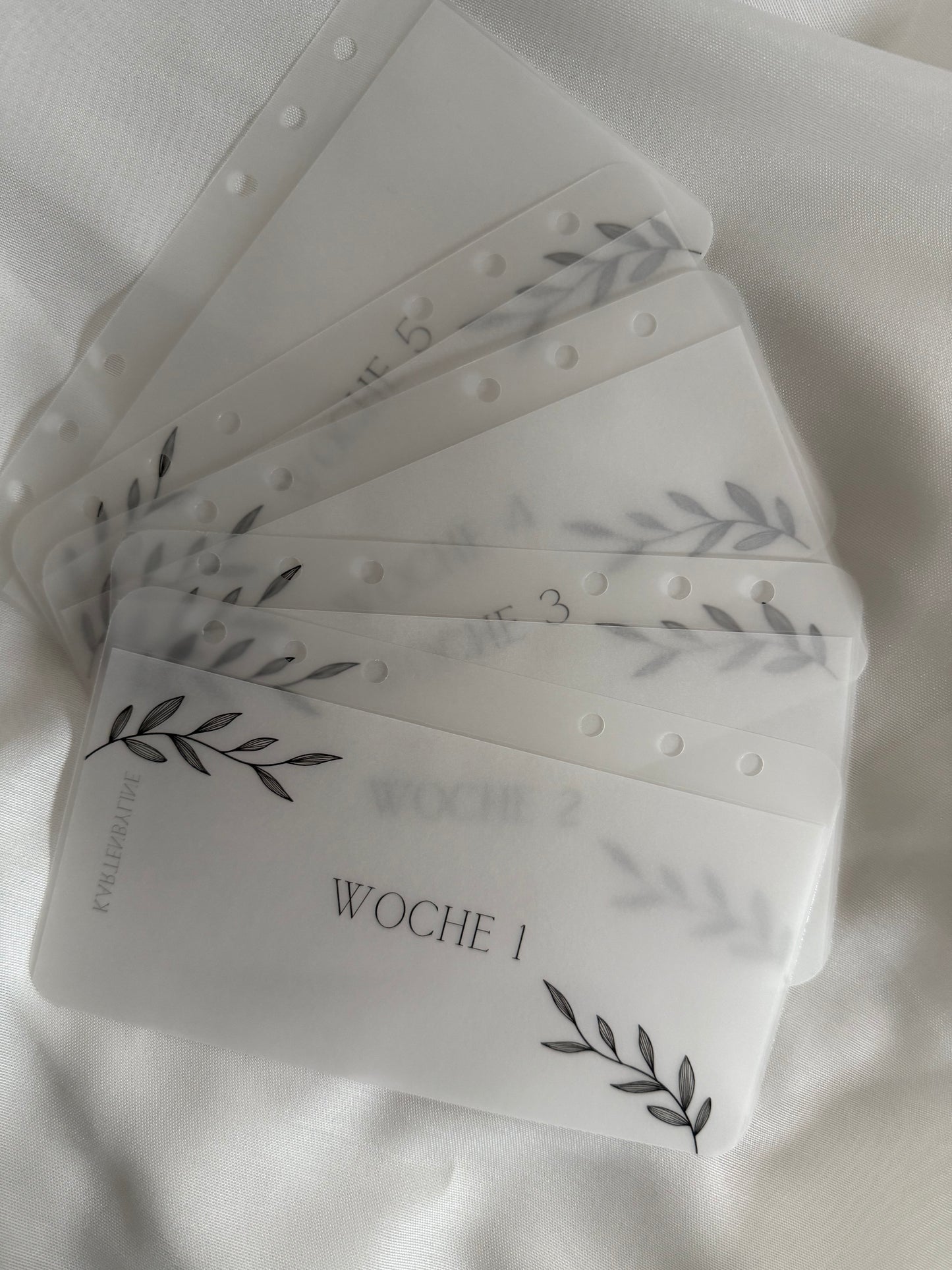 Frosty Zipper Wochenbudget (Woche 1 - 5 ) A6