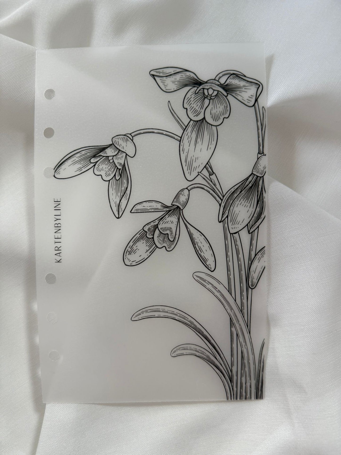 Deckblätter mit verschiedenen Blumen