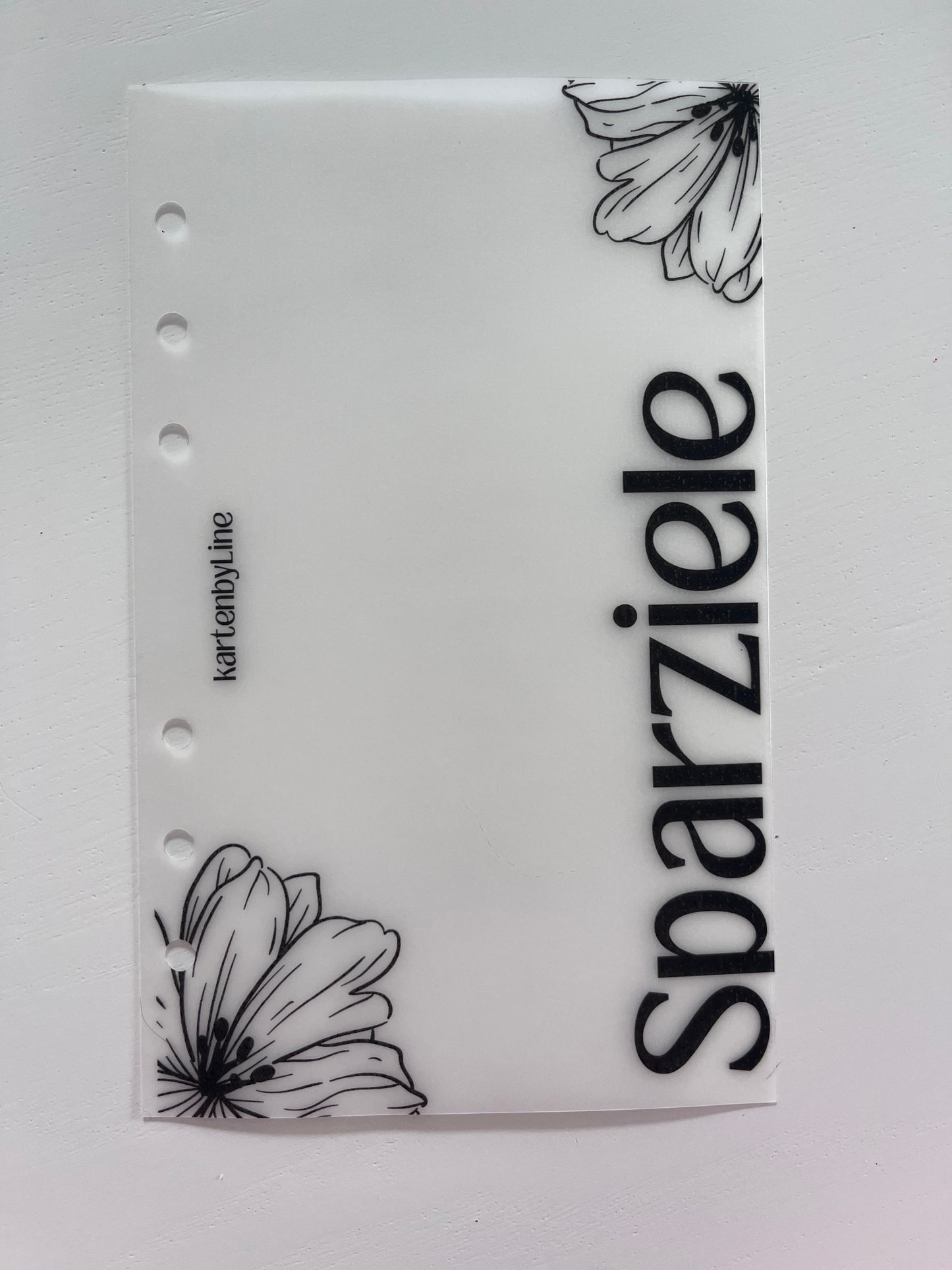 Deckblatt zum Personalisieren Blume