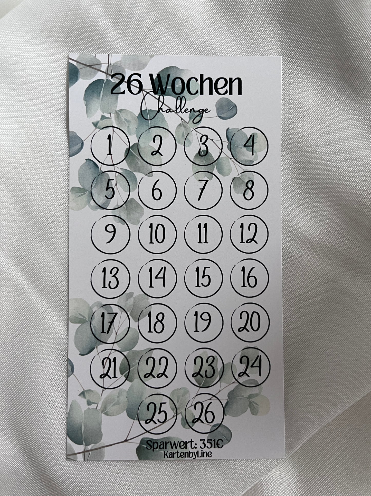 26 Wochen Challenge "Eukalyptus"