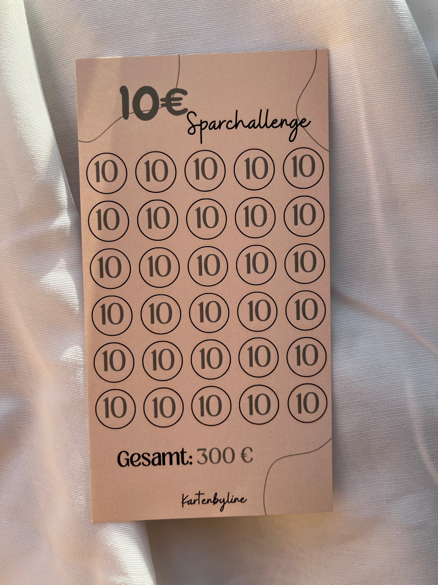 Sparchallenge "10€"