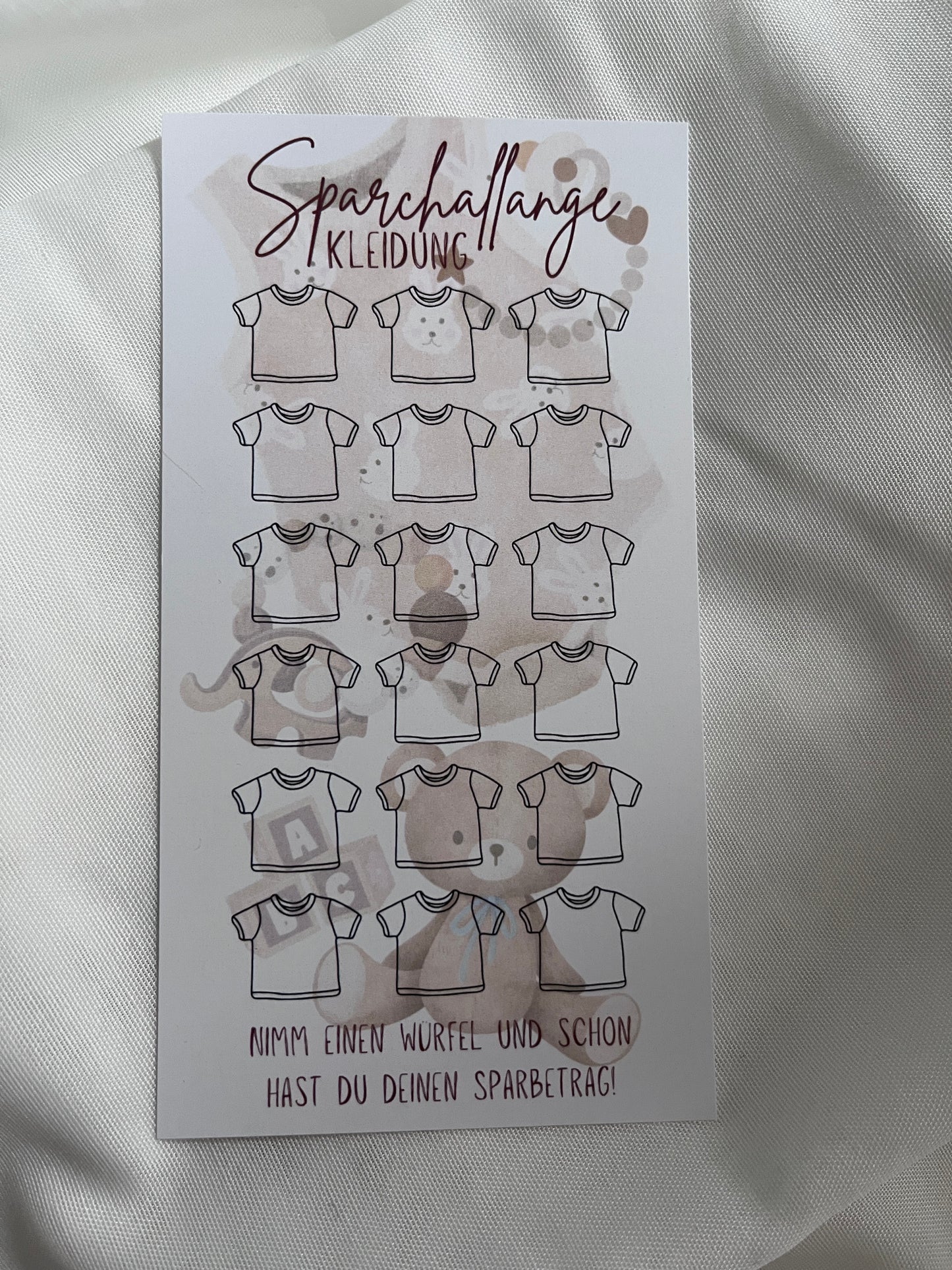 Sparchallenge für "Kleidung"