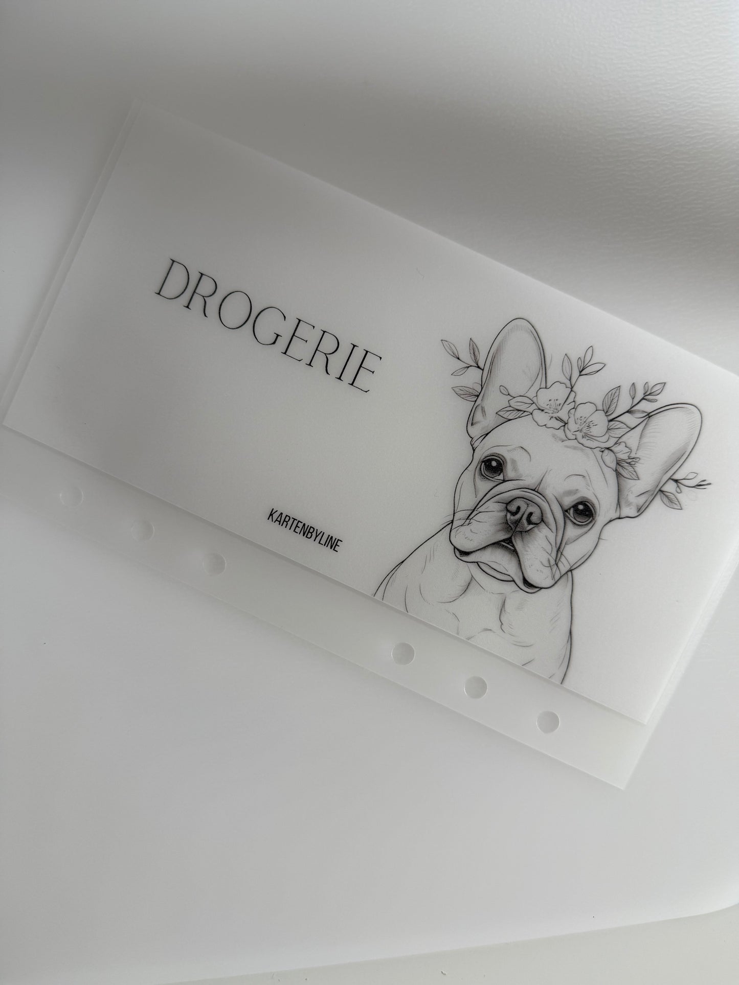 Zipperloser Geldumschlag matt frosty (Bulldogge) - B-Ware