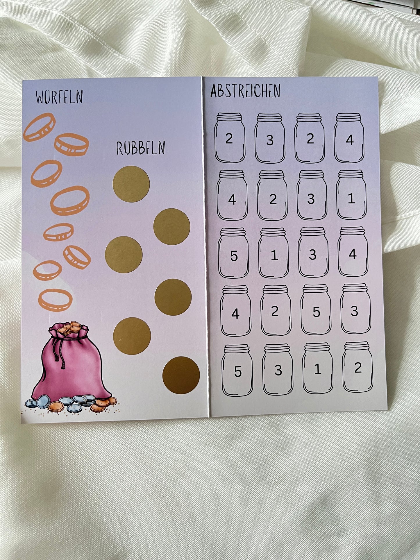 Klappkarte "Notgroschen"
