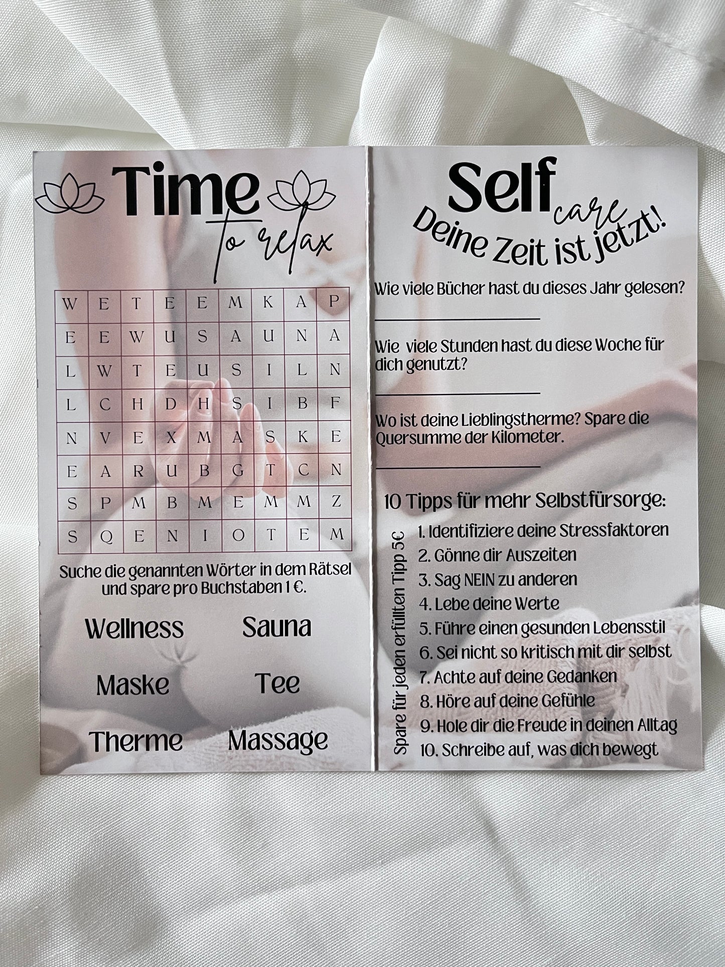 Sparchallenge "Me Time" für mehr Zeit für Dich