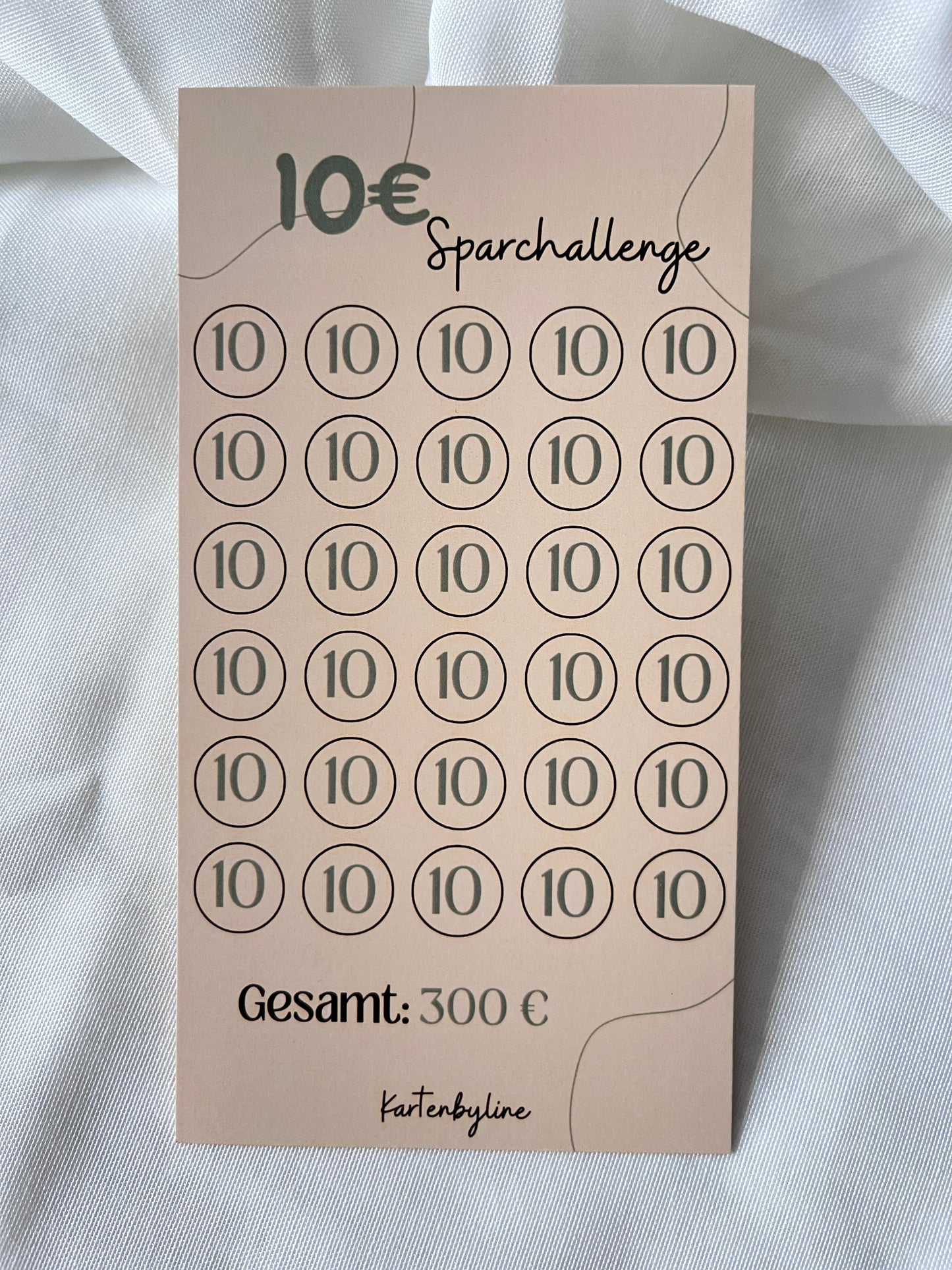Sparchallenge "10€"