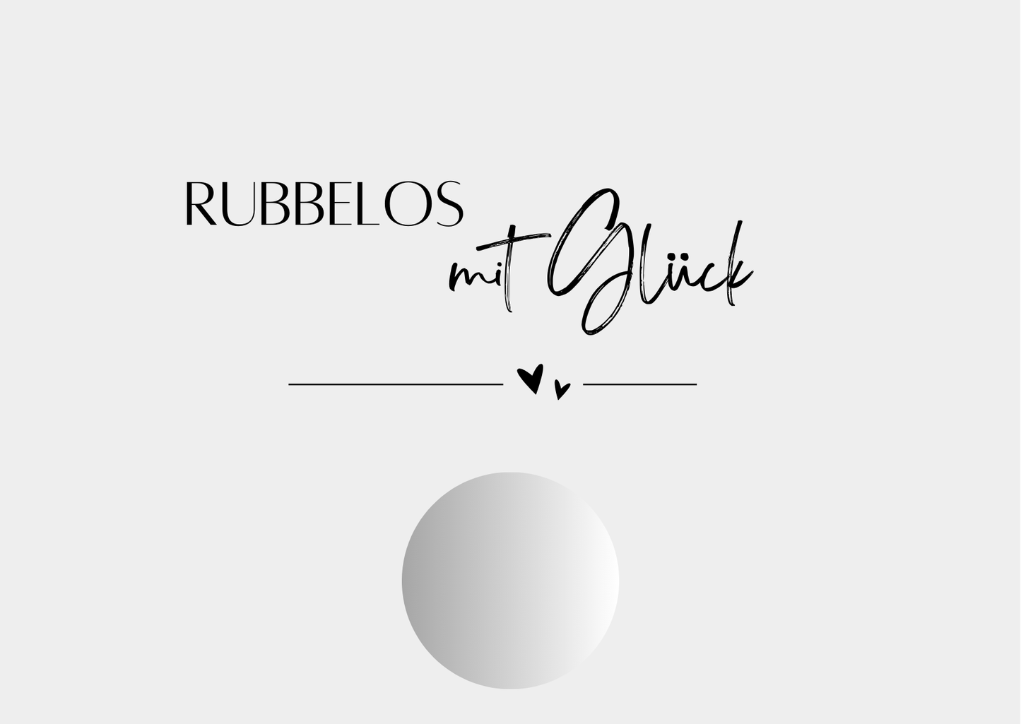 Rubbellos mit Glück zur Schwangerschaftsverkündung /B-Ware