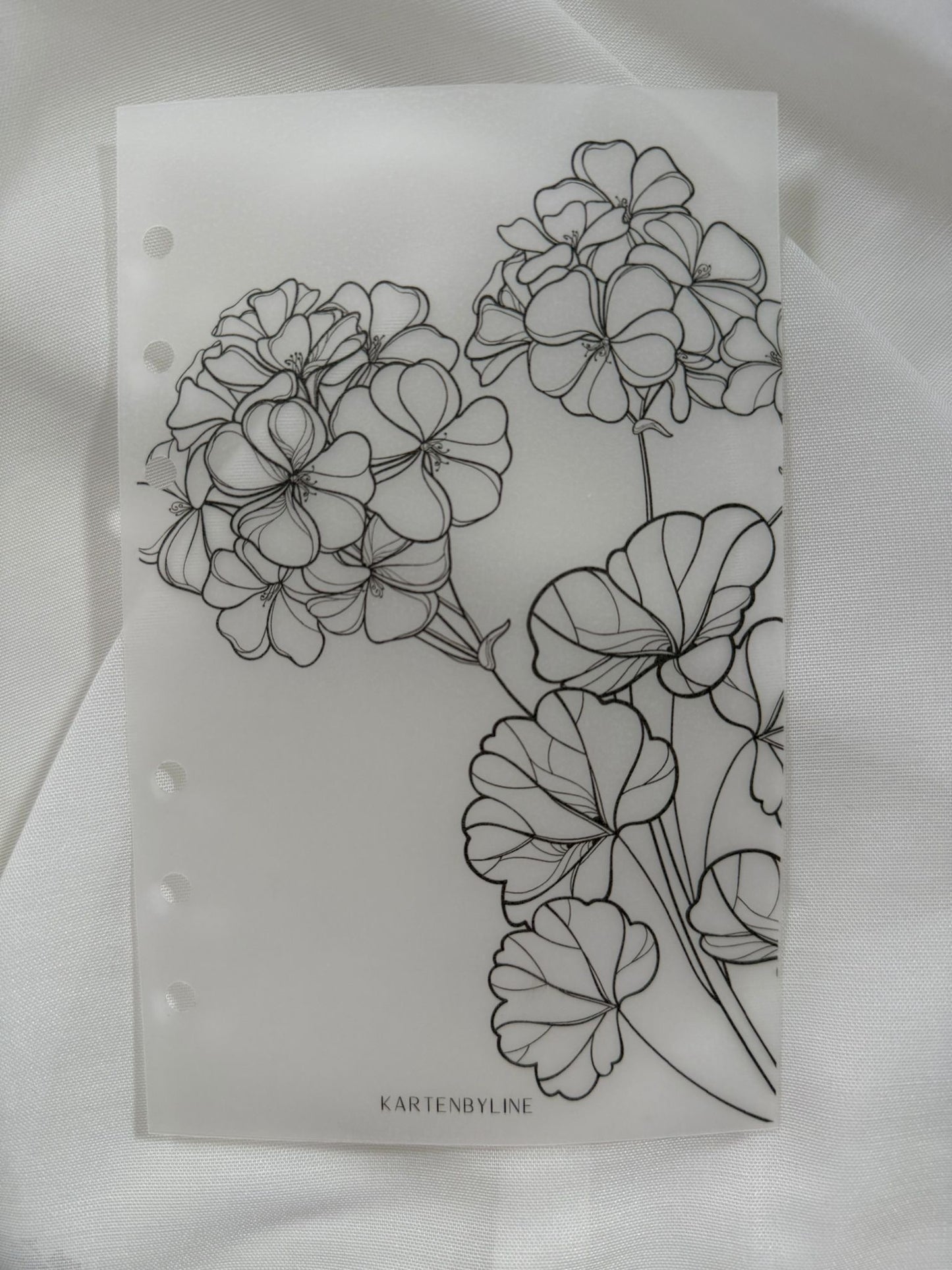 Deckblätter mit verschiedenen Blumen
