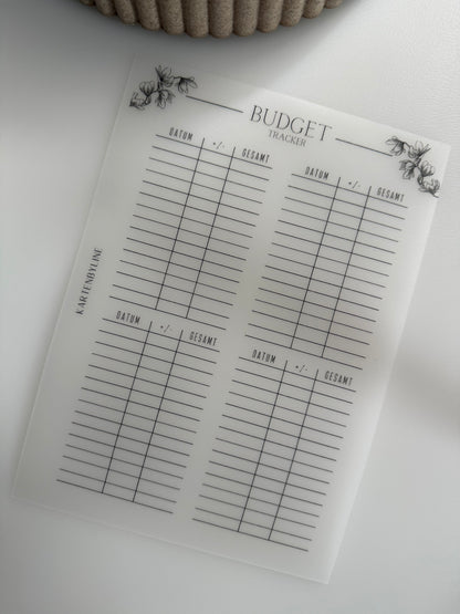 Frosty Budget Tracker