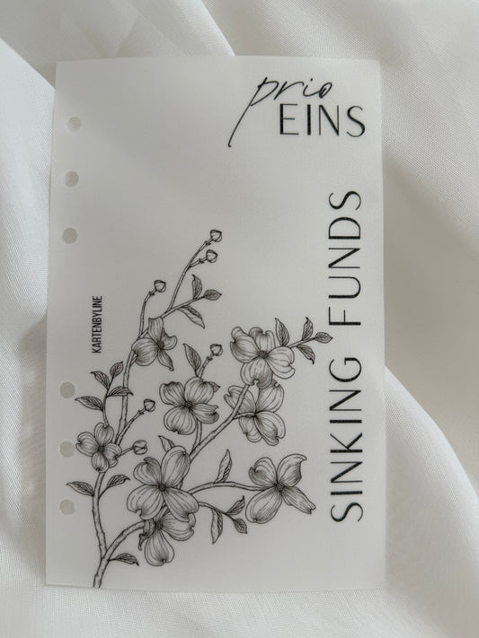 Prio - Deckblatt zum Personalisieren Blumenranke