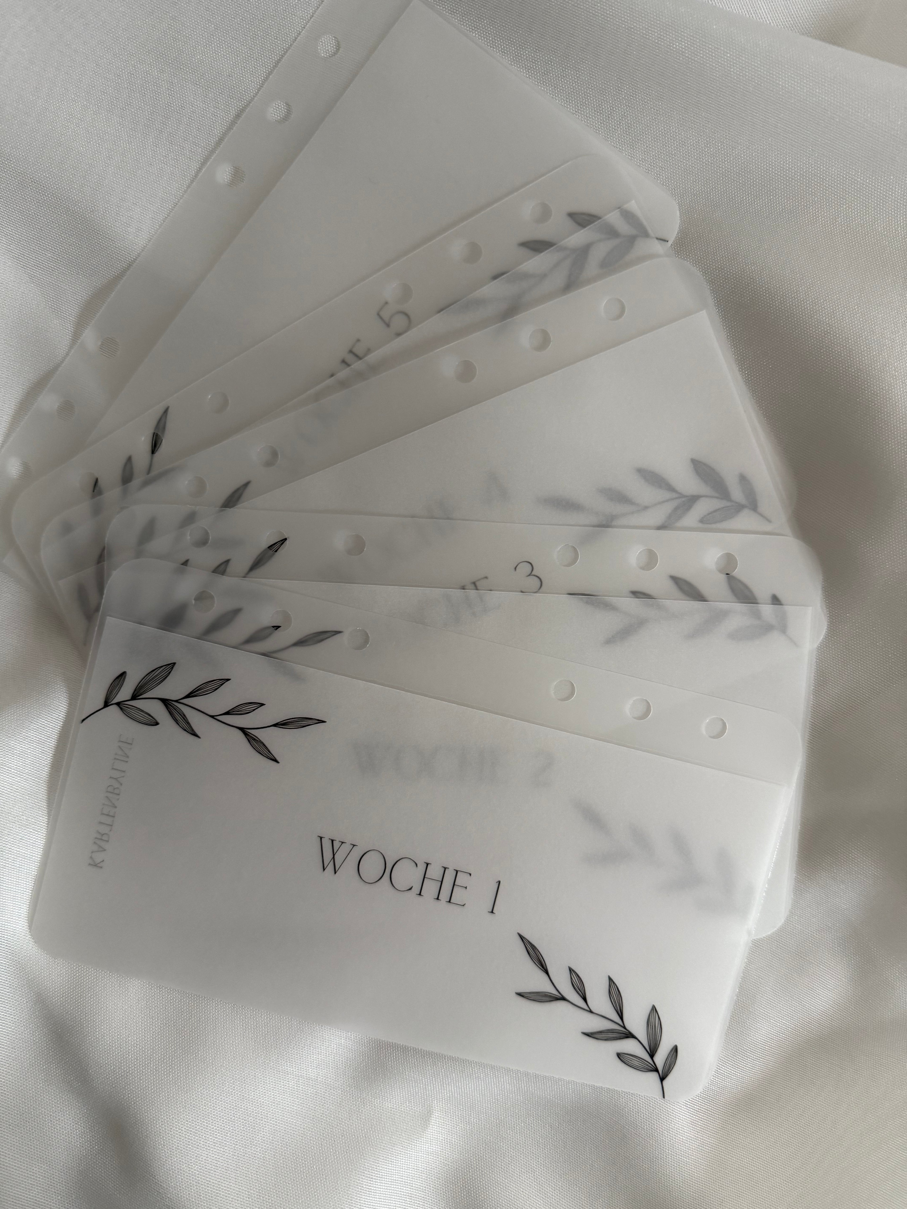 Frosty Zipper Wochenbudget (Woche 1 - 5 ) A6