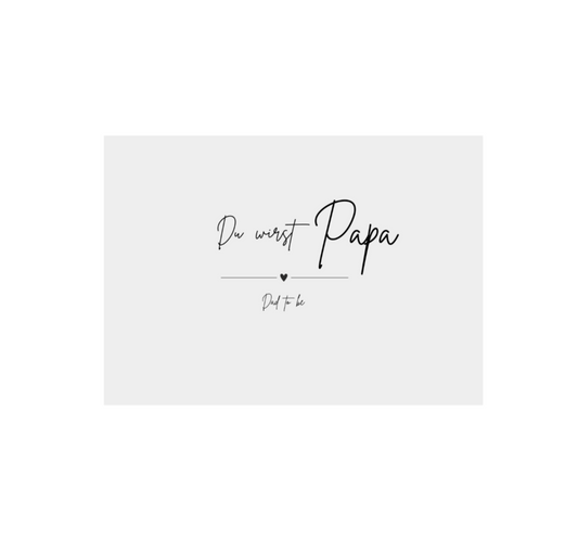 Karte "Du wirst Papa"