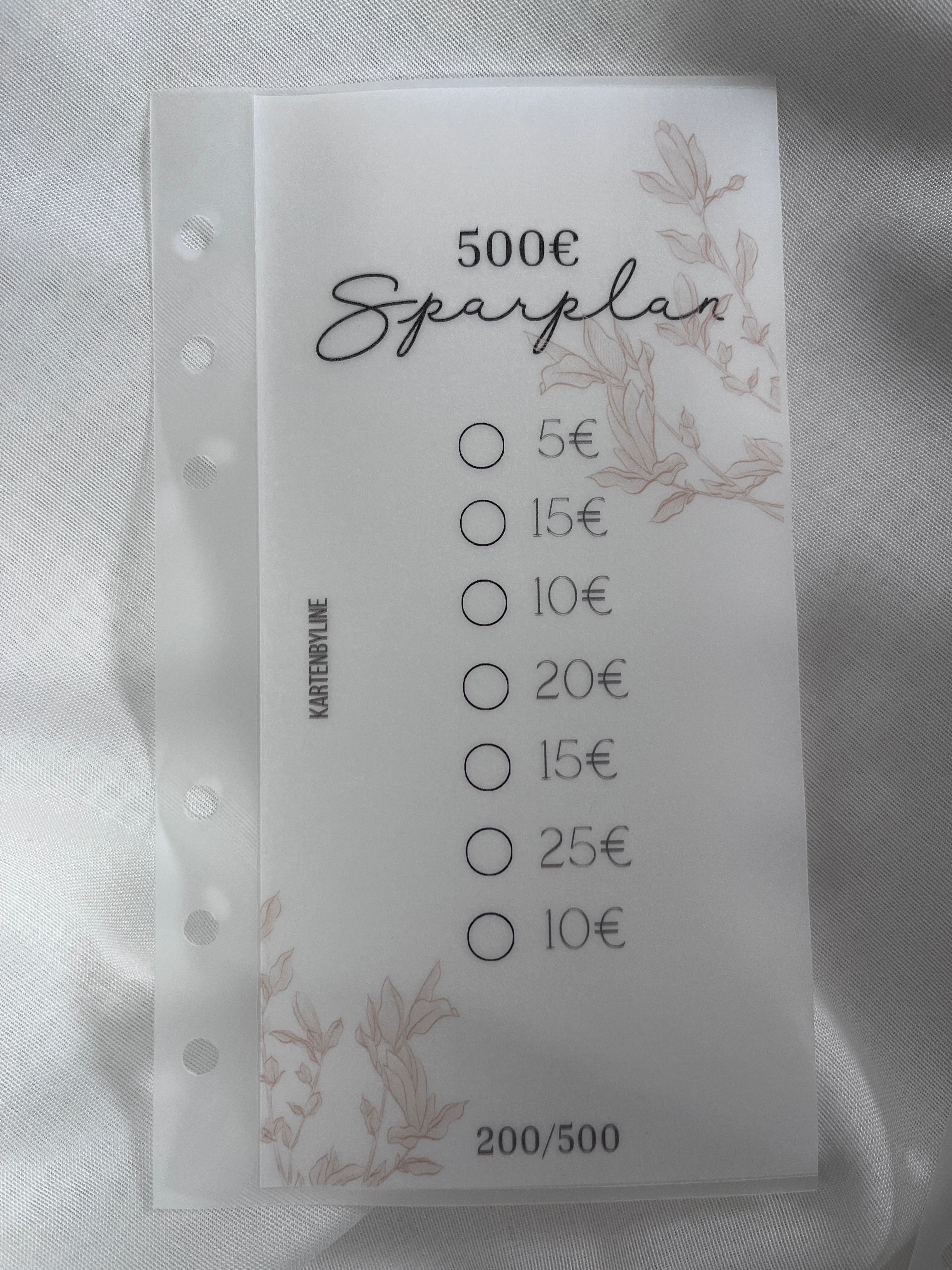 500€ Sparplan