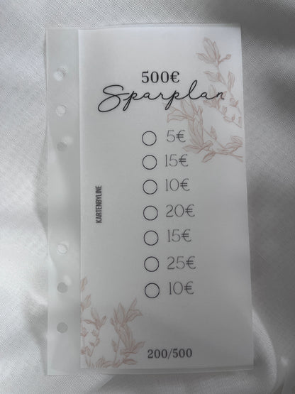500€ Sparplan