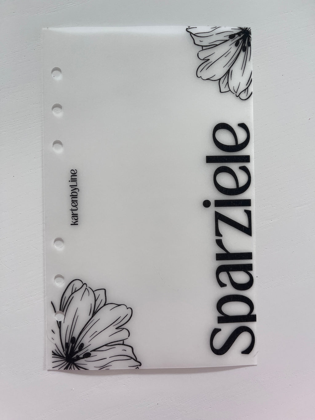 Deckblatt zum Personalisieren Blume