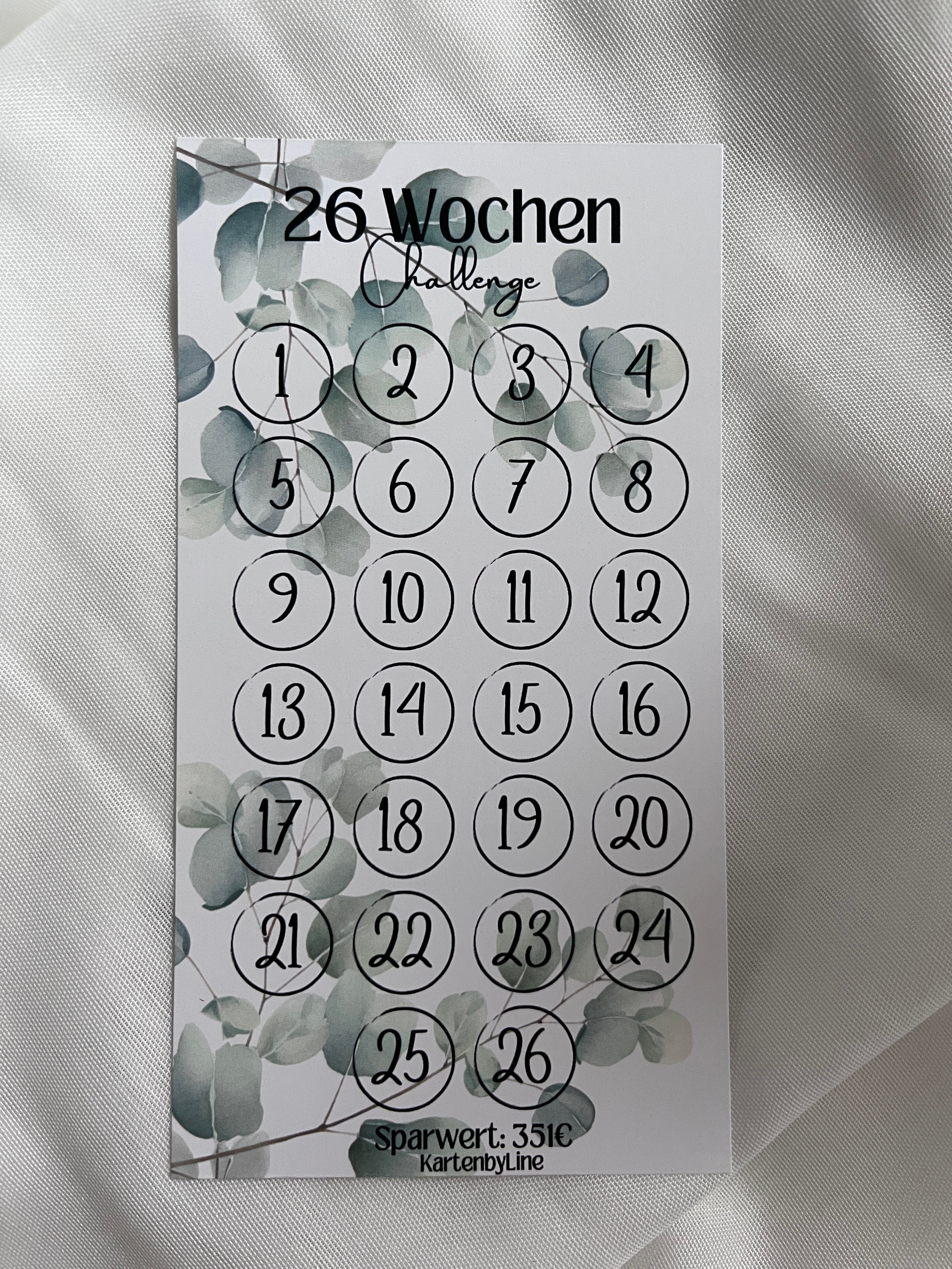 26 Wochen Challenge "Eukalyptus"