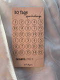 Sparchallenge für 30 Tage
