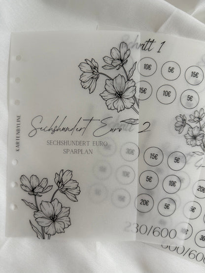 Deckblatt Sparplan - A6
