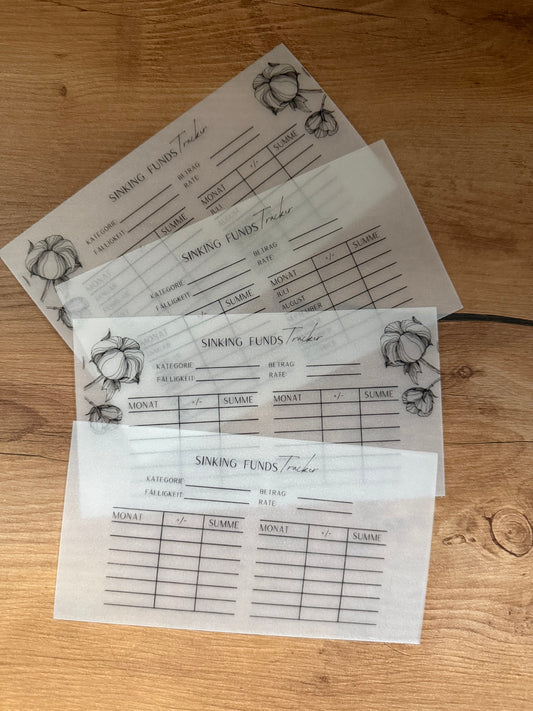 Frosty Sinking Funds Tracker