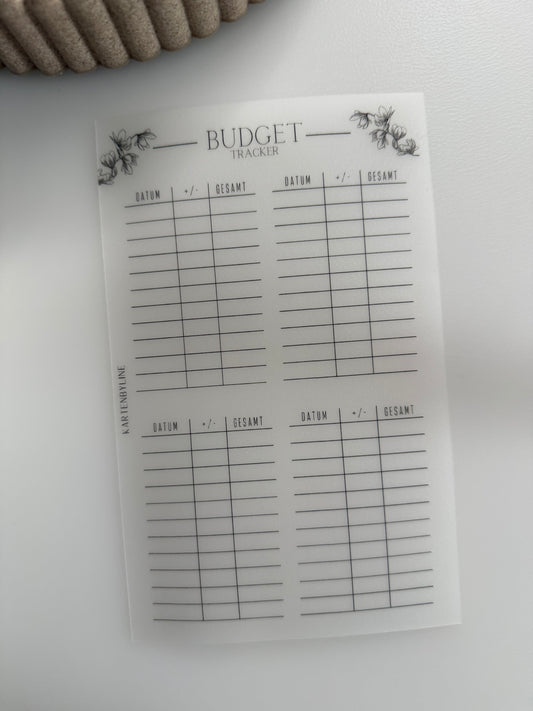 Frosty Budget Tracker
