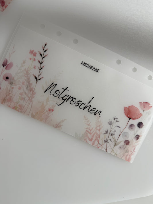 Zipperloser Geldumschlag matt frosty (Frühlingskollektion) - B-Ware