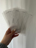 Tracker zum einheften - B-Ware
