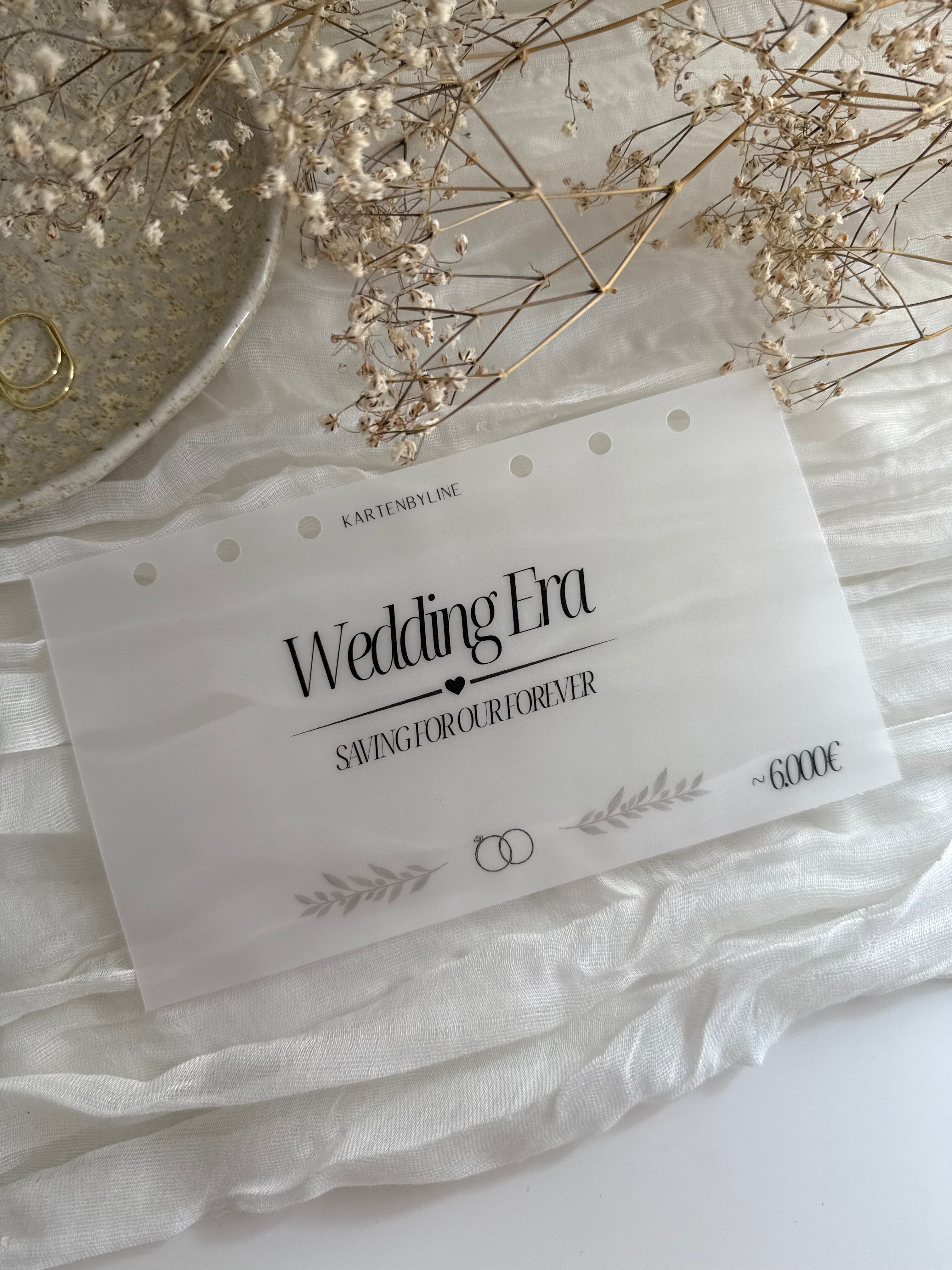 Sparplan Hochzeit