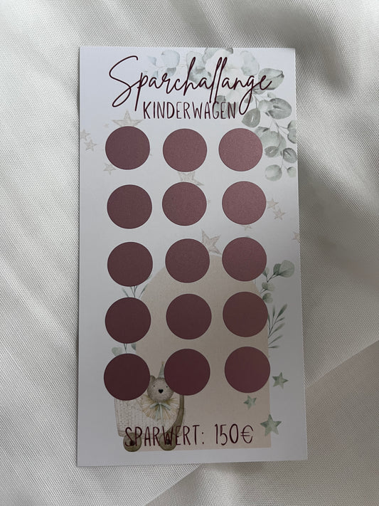 Sparchallenge "Kinderwagen"
