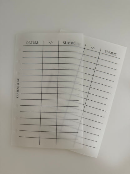 Budget Tracker- Deckblatt