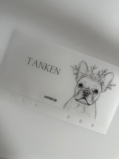 Zipperloser Geldumschlag matt frosty (Bulldogge) - B-Ware