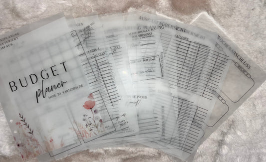 Finanzplaner laminiert A5