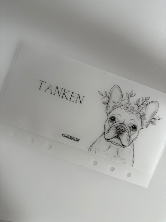 Zipperloser Geldumschlag matt frosty (Bulldogge) - B-Ware