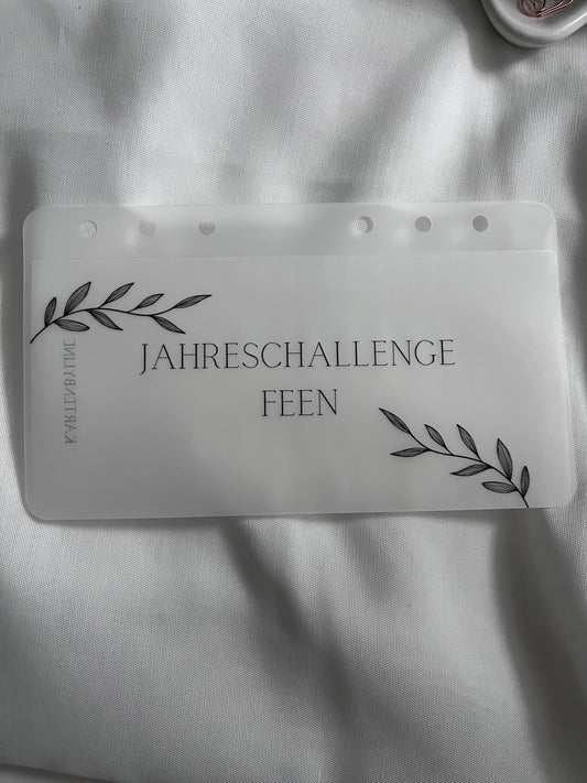 Zipperloser Umschlag A6 für die Jahreschallenge Feen