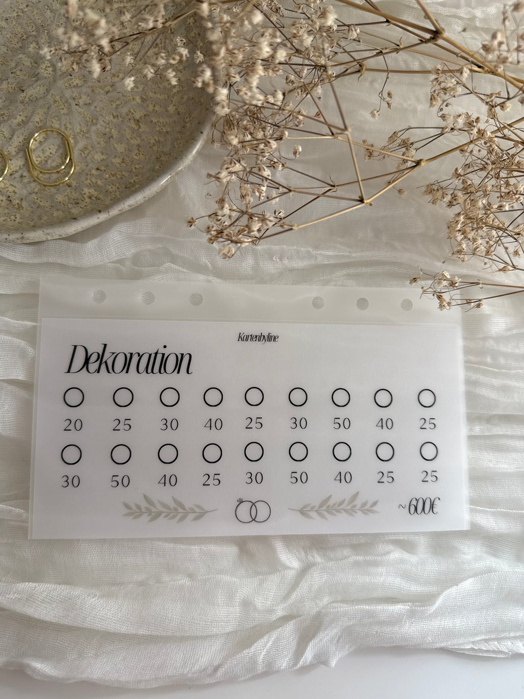 Sparplan Hochzeit B-Ware