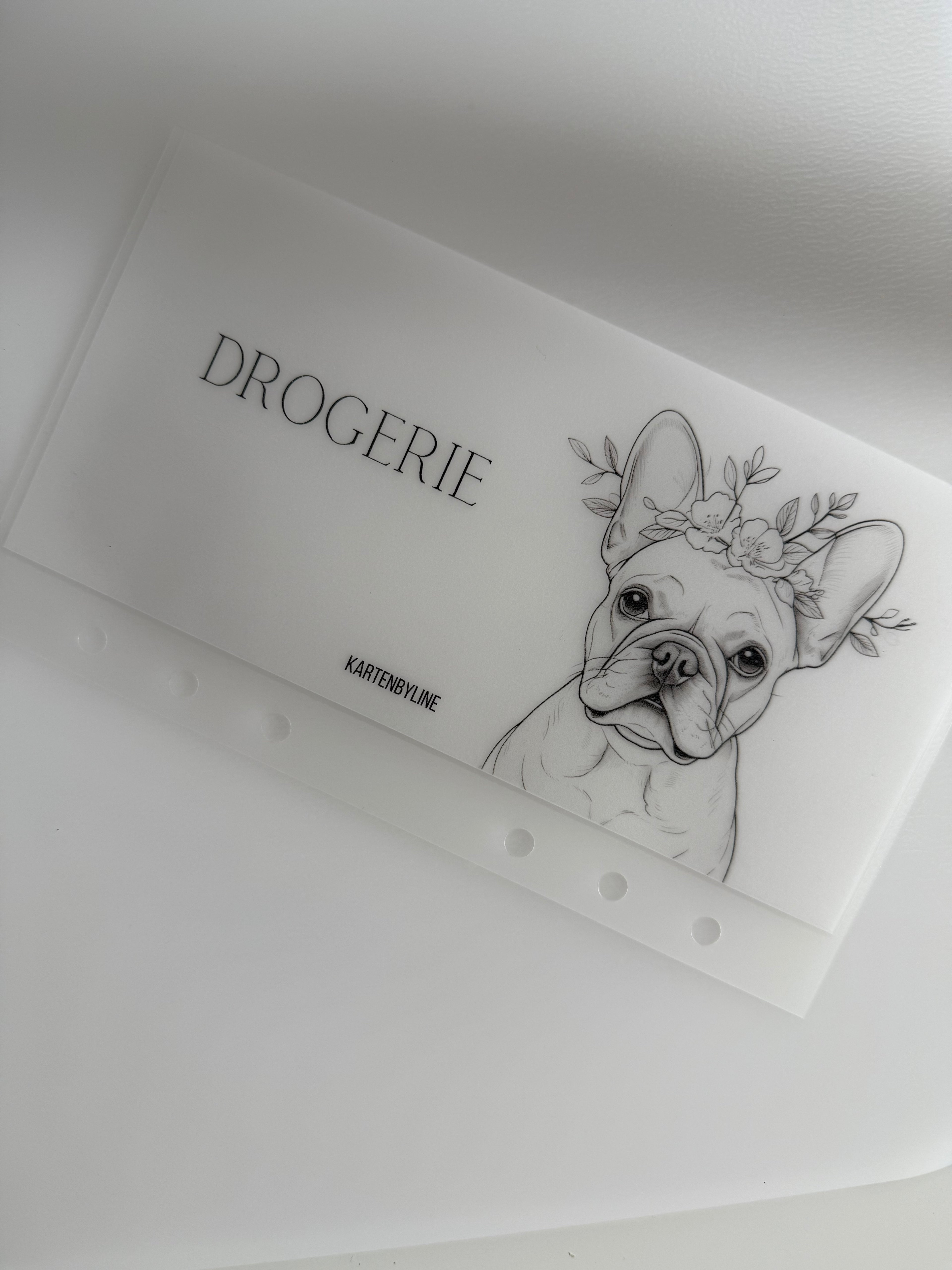 Zipperloser Geldumschlag matt frosty (Bulldogge) - B-Ware