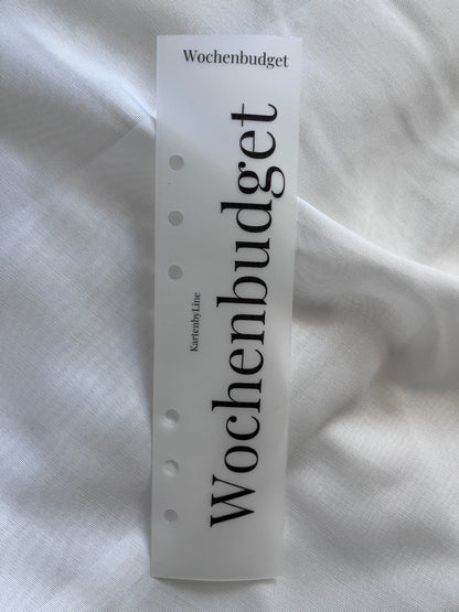 Register A6 mit Überstand  - zum Personalisieren