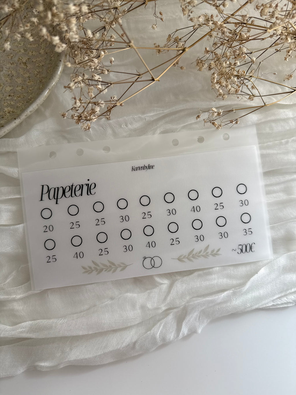 Sparplan Hochzeit B-Ware