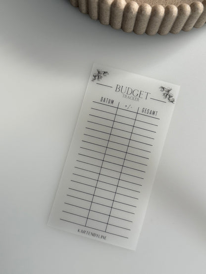 Frosty Budget Tracker