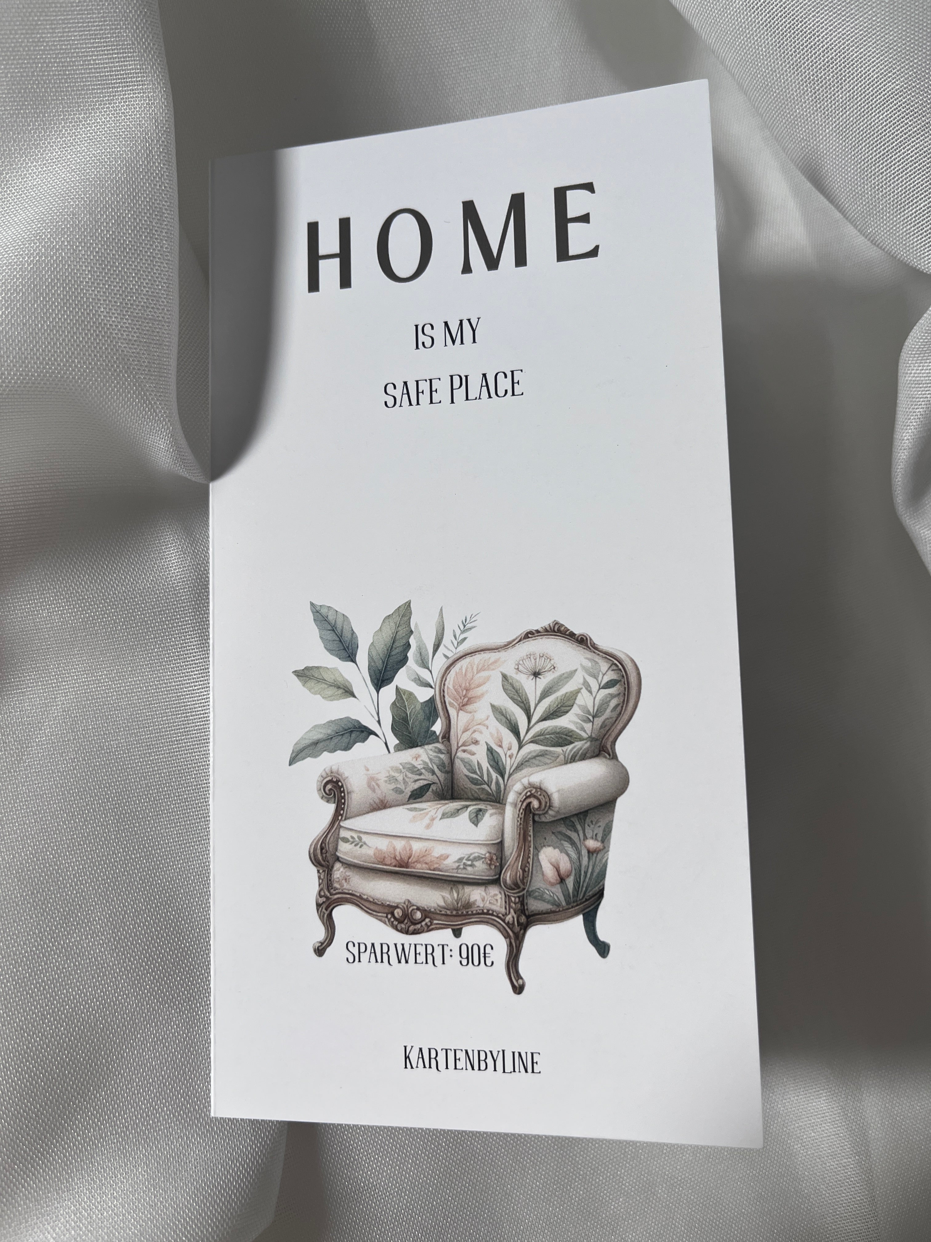 Klappkarte "Home" - die Challenge für dein Zuhause