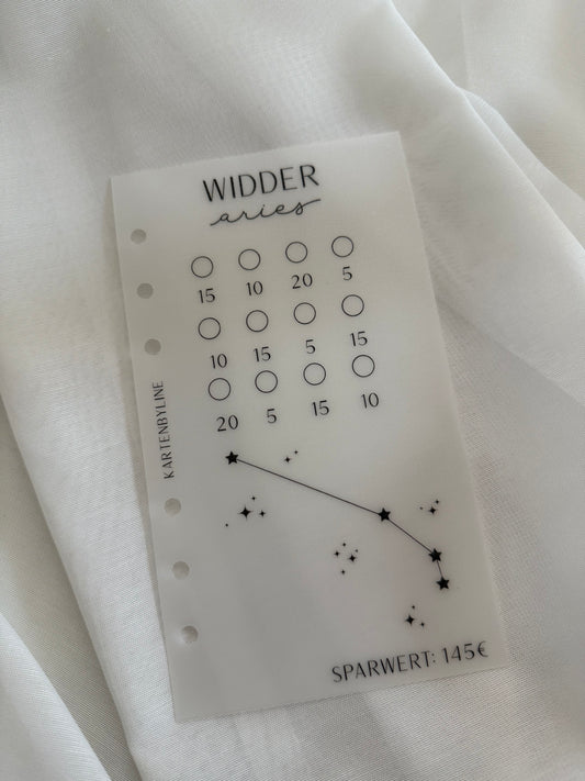 Sternzeichen Sparchallenge A6