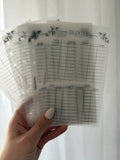 Tracker zum einheften - B-Ware