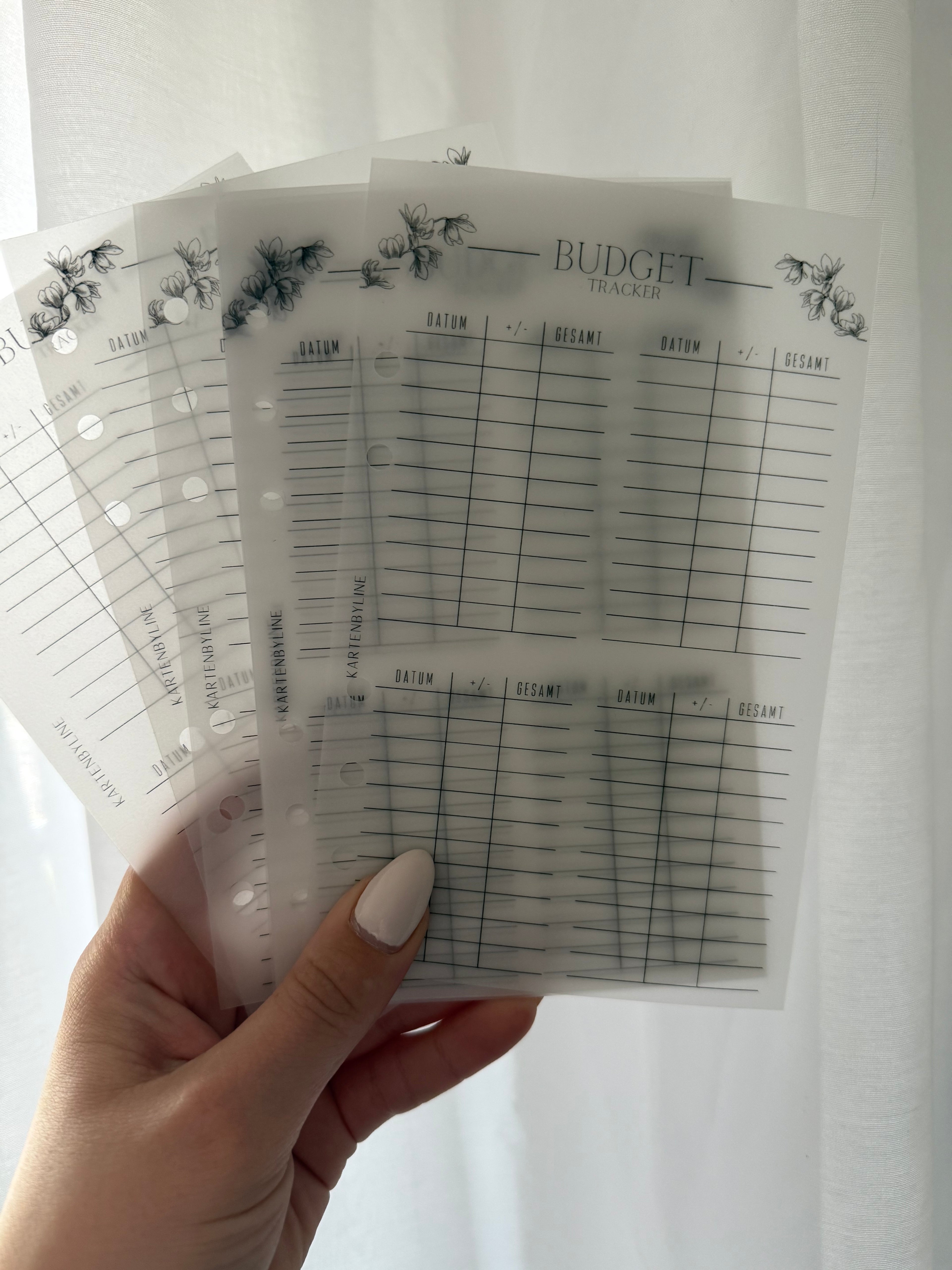 Tracker zum einheften - B-Ware