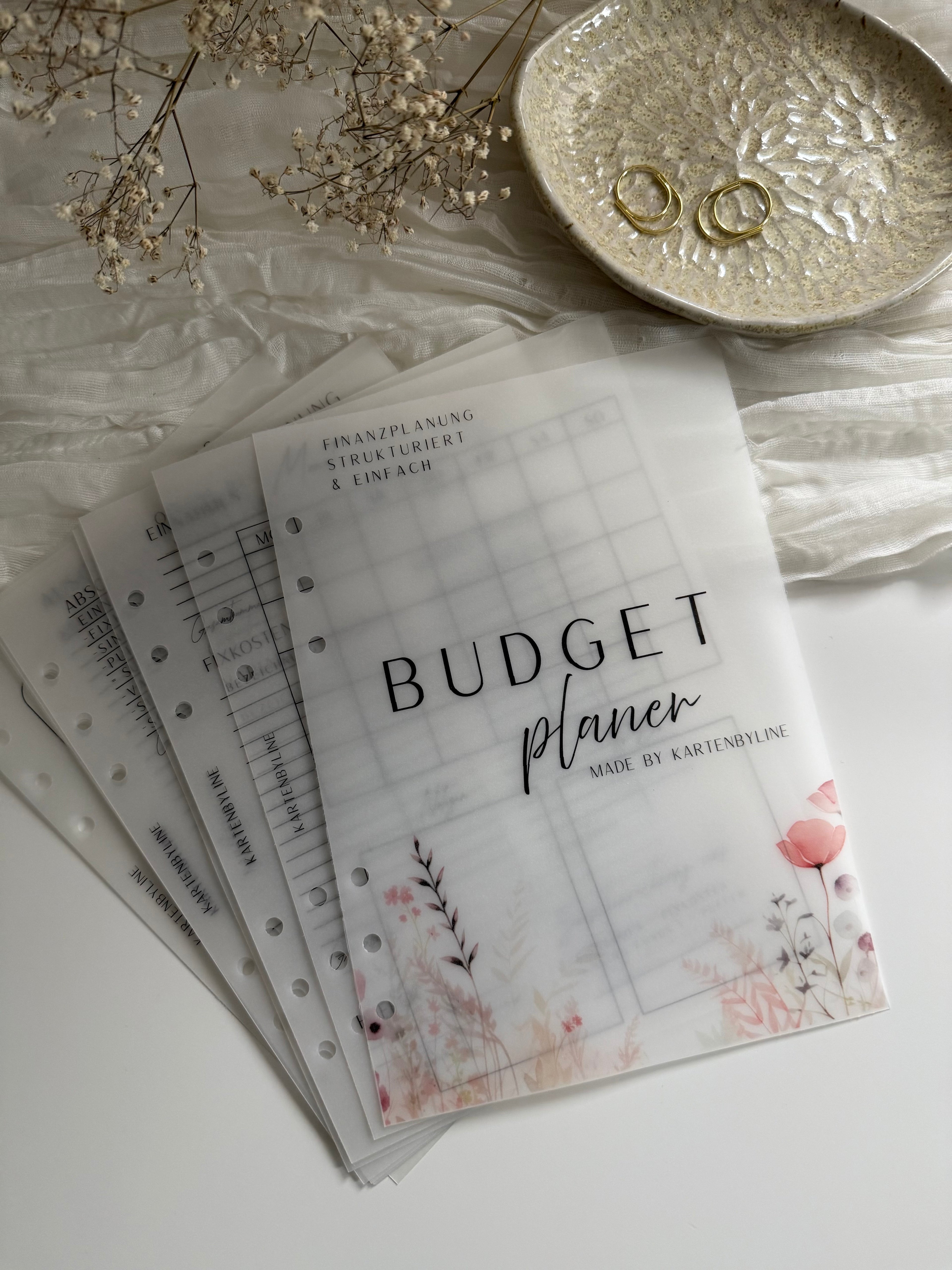 Finanzplaner laminiert A5