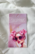 Klappkarte "Shopping" / Sparchallenge