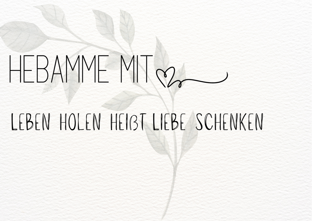 Dankeskarte für deine Hebamme