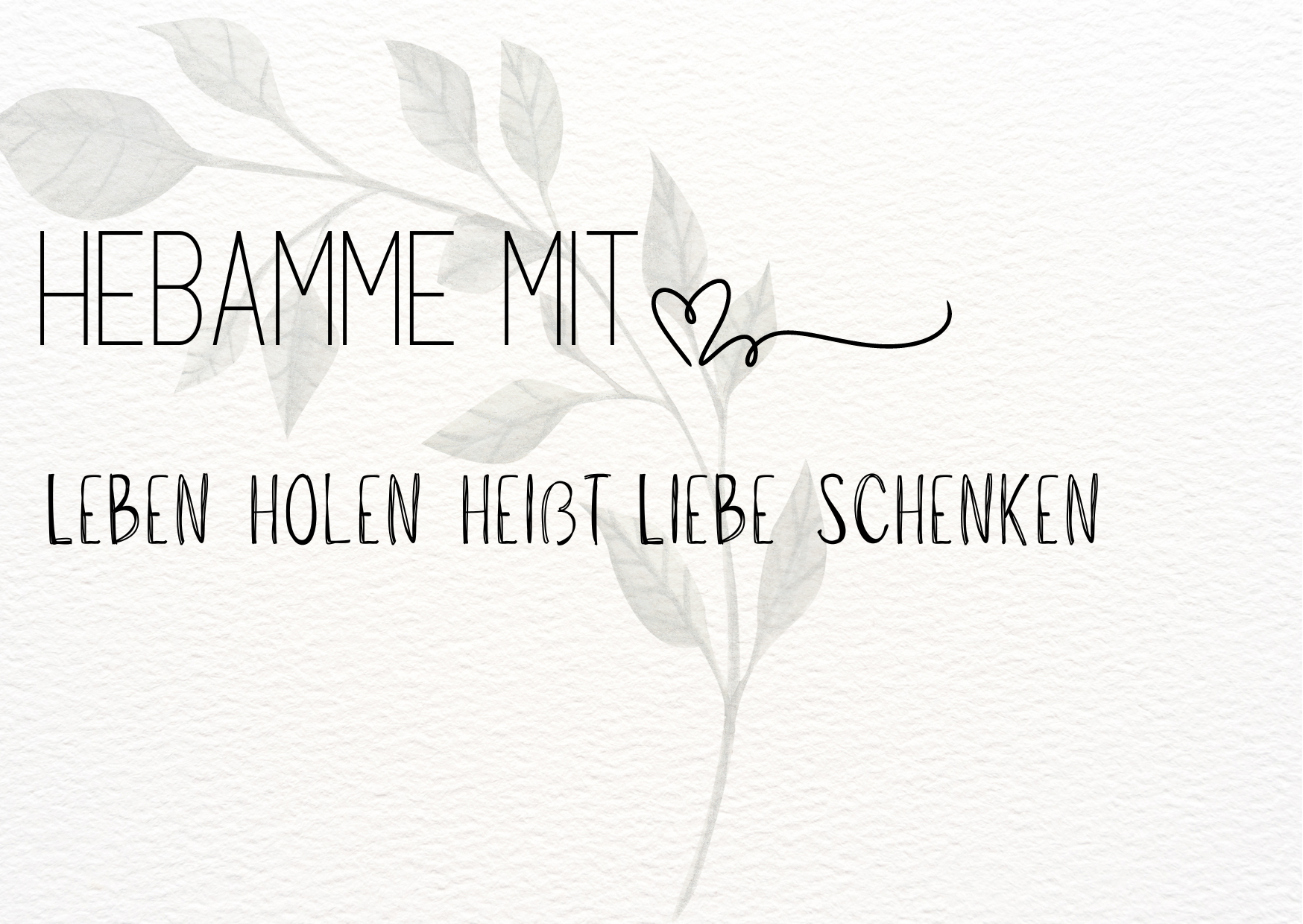 Dankeskarte für deine Hebamme