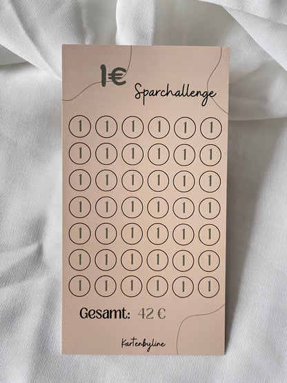 1€ Sparchallenge