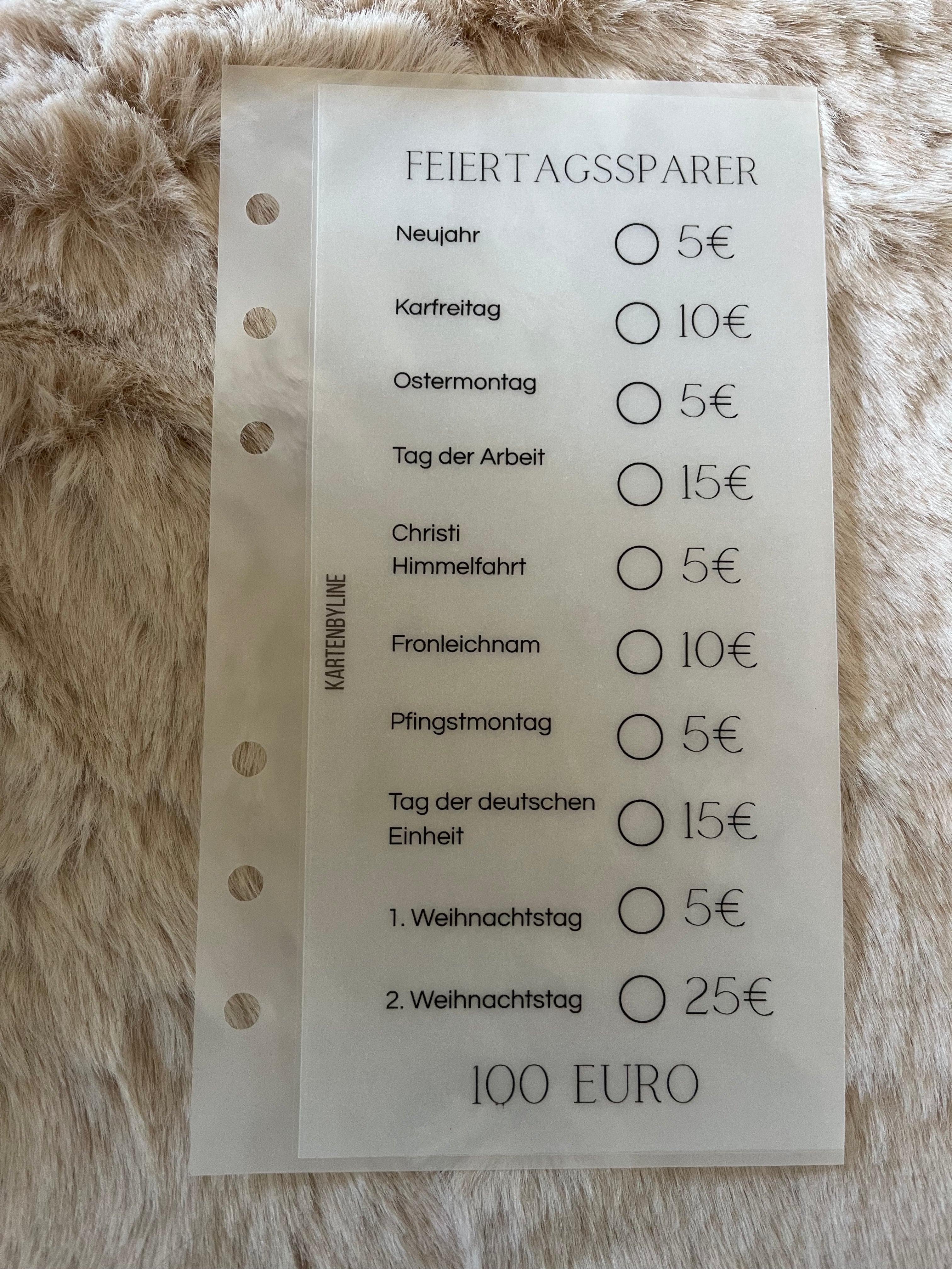 Verschiedene Sparchallenges