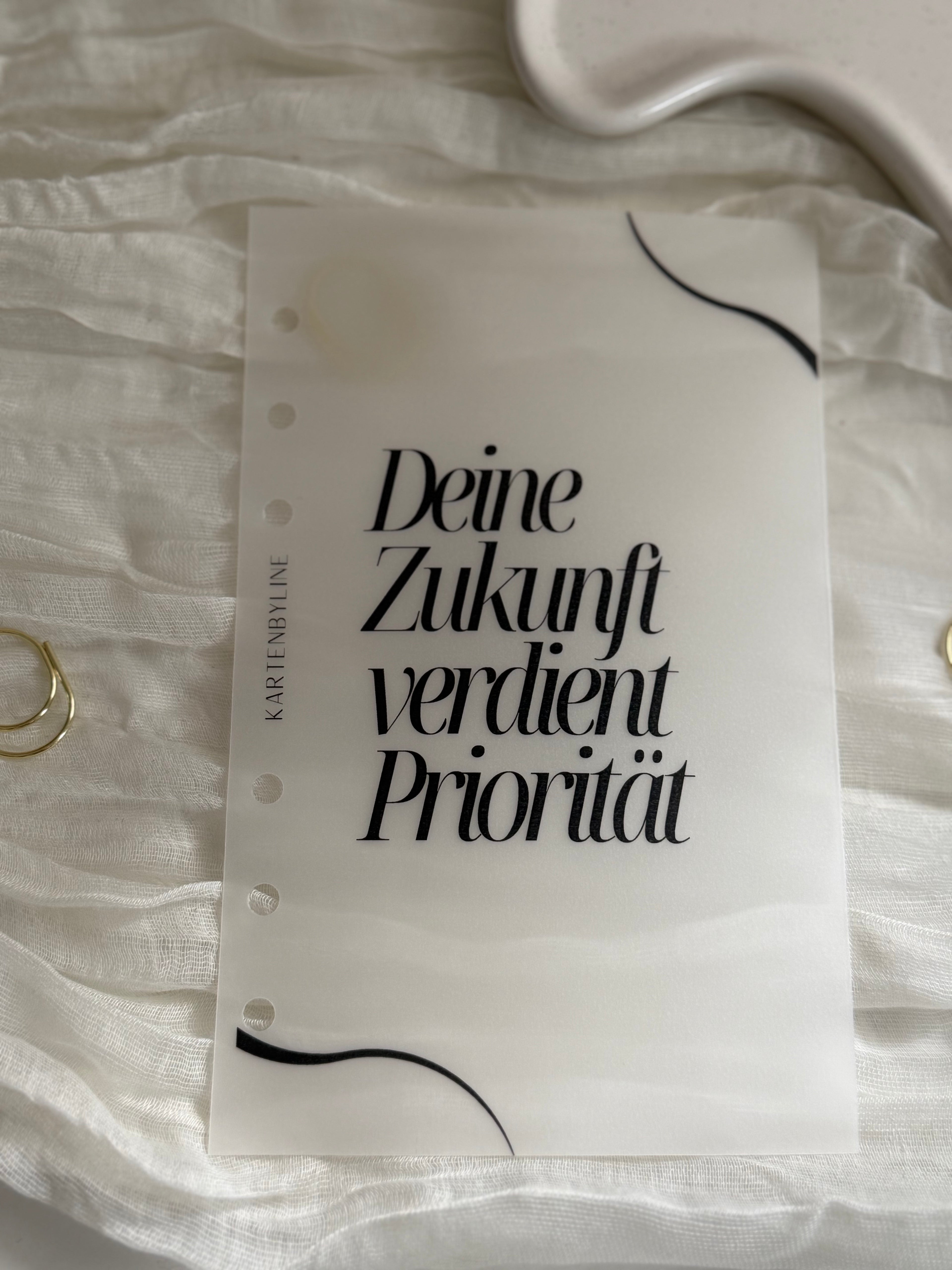 Deckblätter I Motivationsspruch