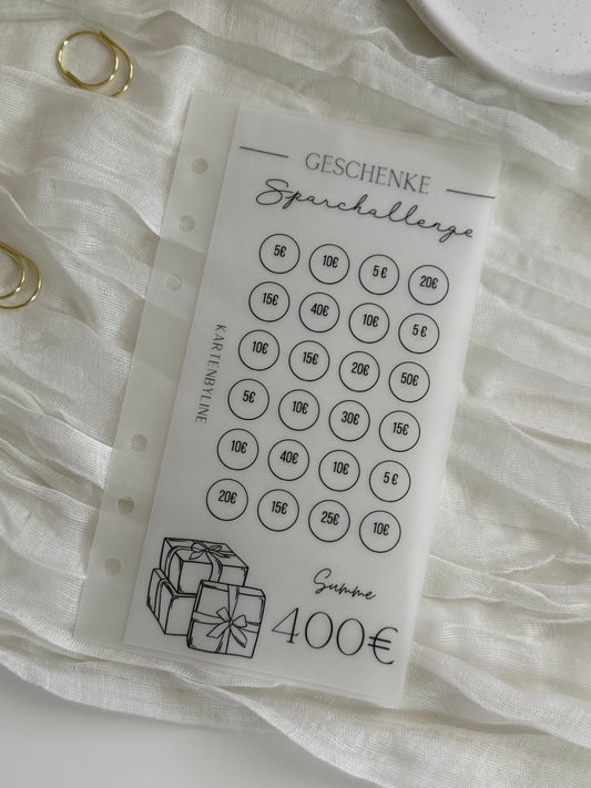 Geschenke Zipperchallenge A6